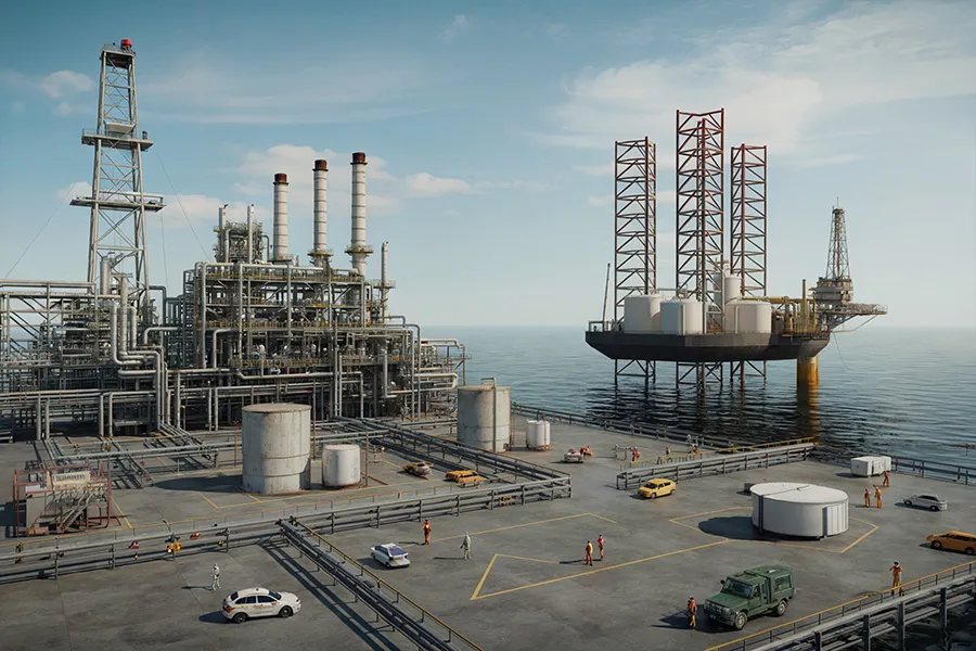 Solusi oil dan gas skenario graphic 05 onshore dan offshore