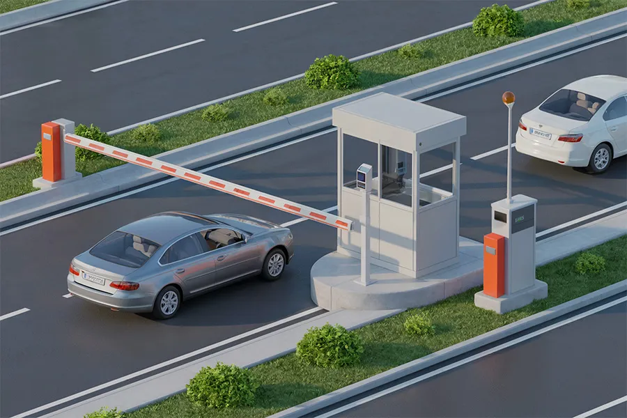 Solusi pabrik skenario graphic 01 entrance dan exit