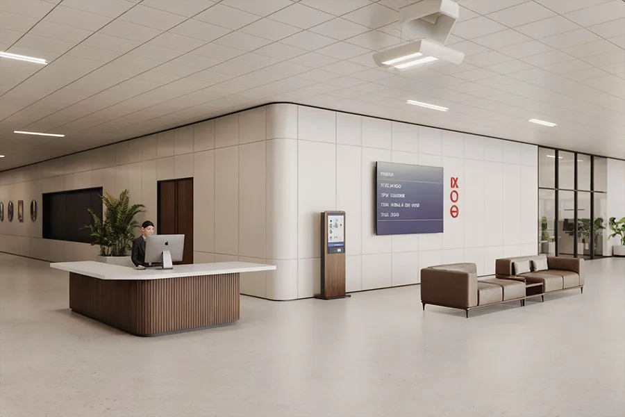 Solusi pabrik skenario graphic 02 office lobby