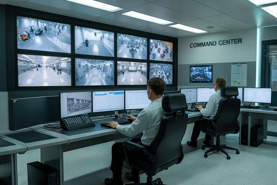 Solusi pabrik skenario graphic 07 command center