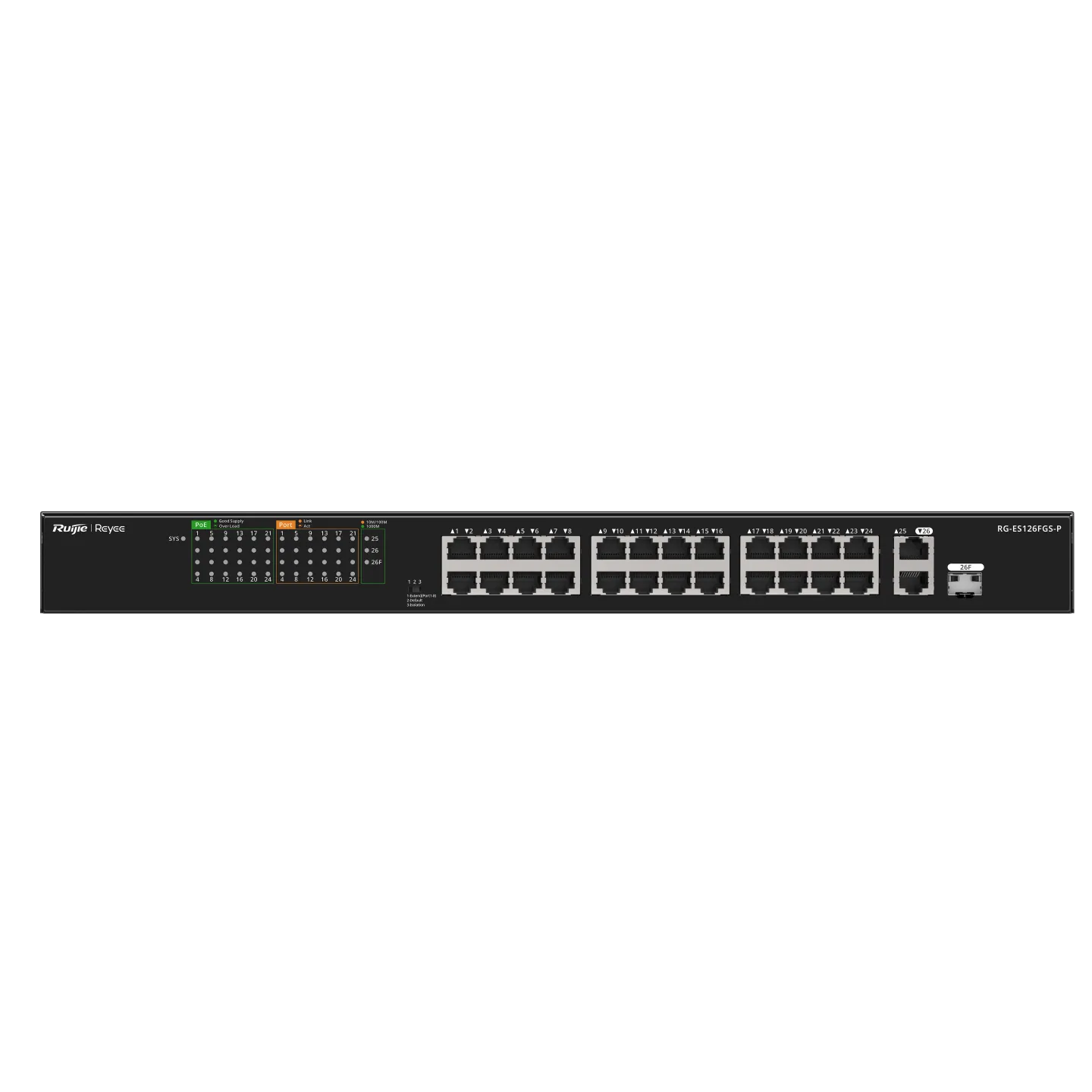 Ruijie reyee switch rg es126fgs p thumb