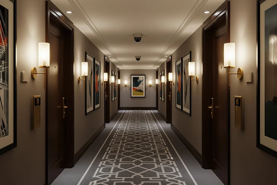 Solusi hotel skenario graphic 05 corridor