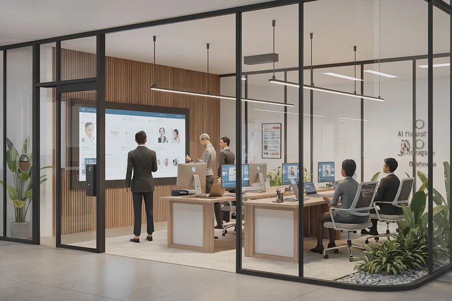 Solusi oil dan gas skenario graphic 05 smart office