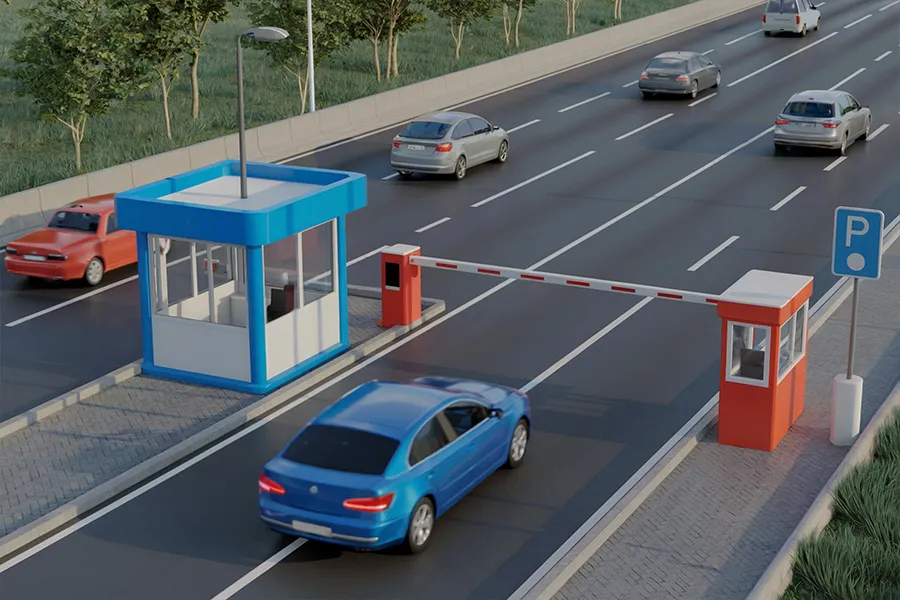 Solusi perkantoran skenario graphic 02 outdoor parking