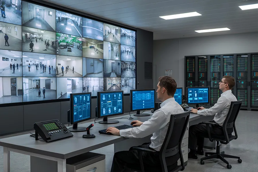 Solusi perkantoran skenario graphic 06 command center